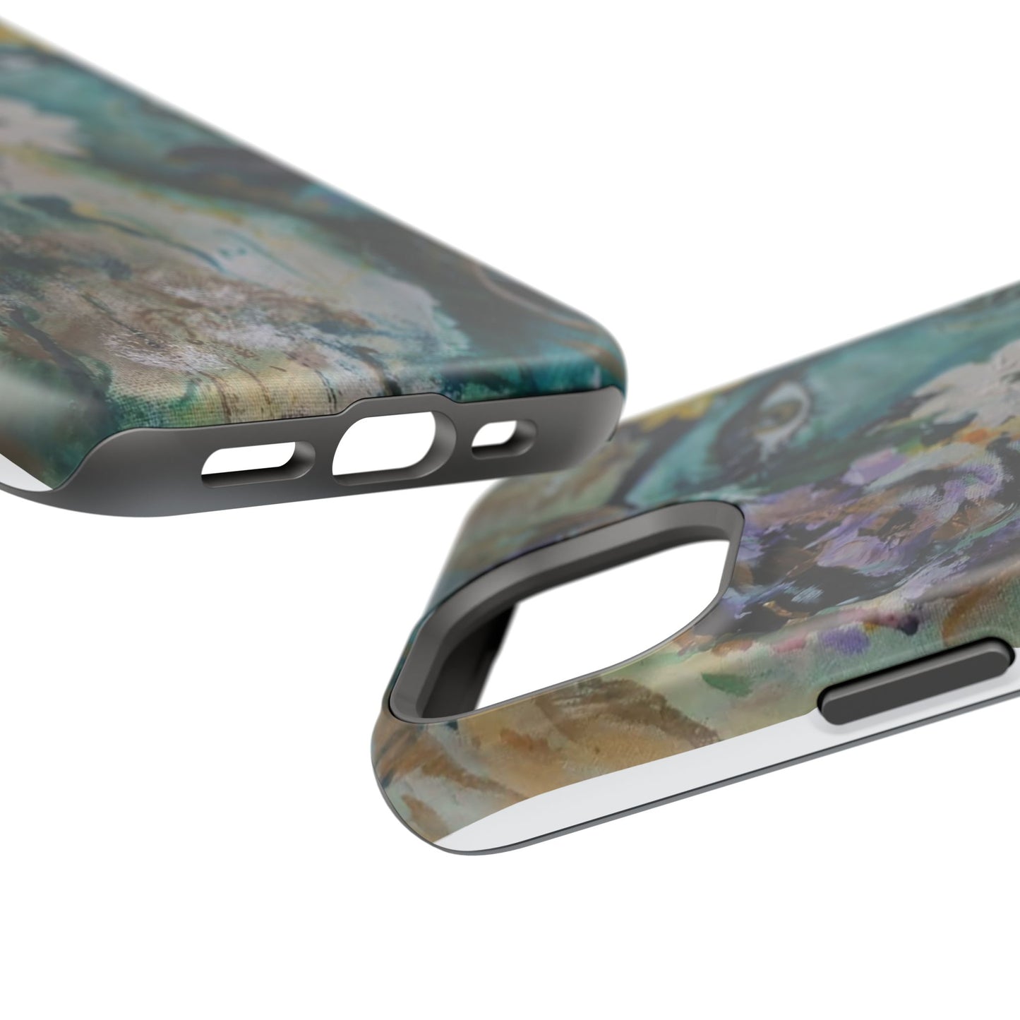 Artistic Magnetic Phone Case, Floral Phone Cover, Custom Tough Case, Unique Smartphone Protection, Gift for Art Lovers
