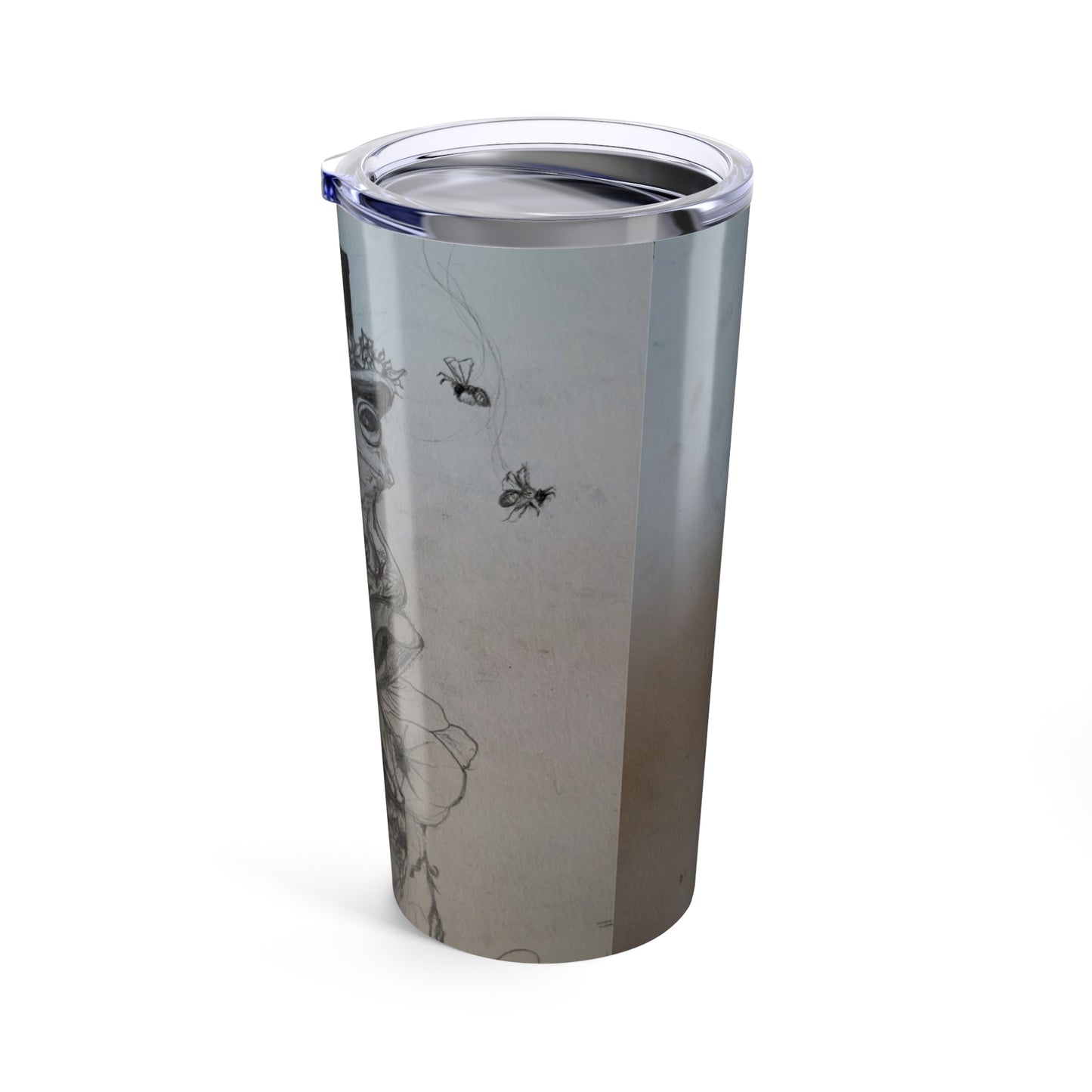Whimsical Frog Tumbler | 20oz Travel Mug, Unique Gift for Nature Lovers, Eco-Friendly Drinkware, Birthday Present, Quirky Decor