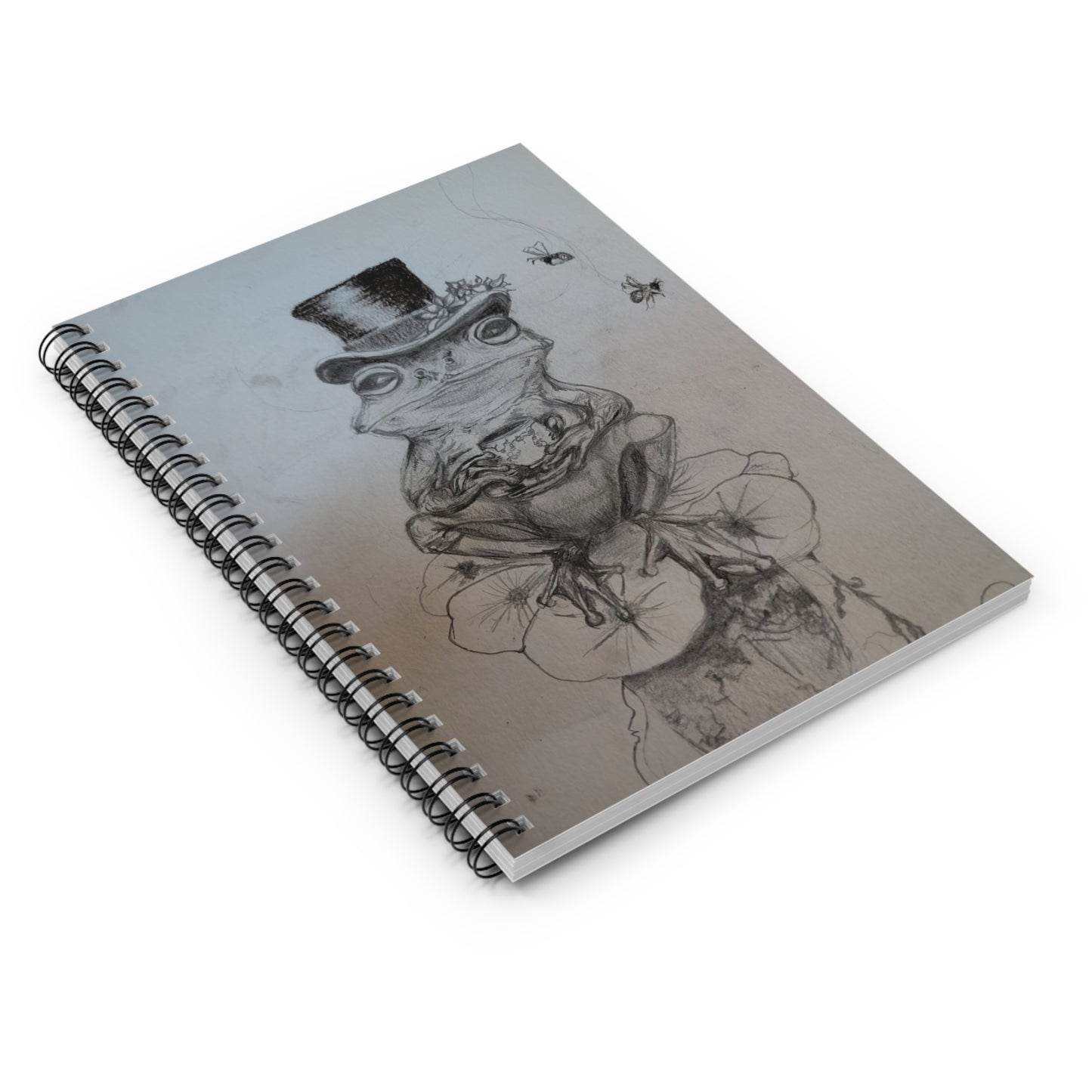 Elegant Frog Spiral Notebook - Ruled Line, Cute Frog Art Journal, Unique Gift for Nature Lovers, Creative Writing Notebook, Fun [...]
