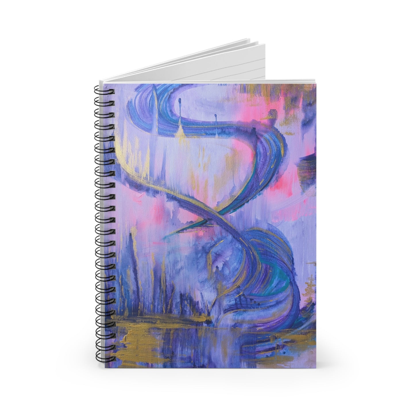 Abstract Spiral Notebook - Ruled Line, Inspirational Journal, School Supplies, Art Lover Gift, Unique Writing Pad, Creative Planner