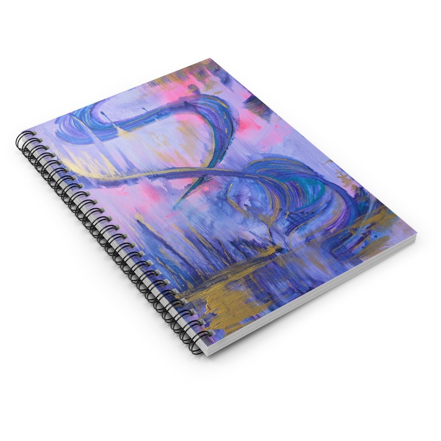 Abstract Spiral Notebook - Ruled Line, Inspirational Journal, School Supplies, Art Lover Gift, Unique Writing Pad, Creative Planner