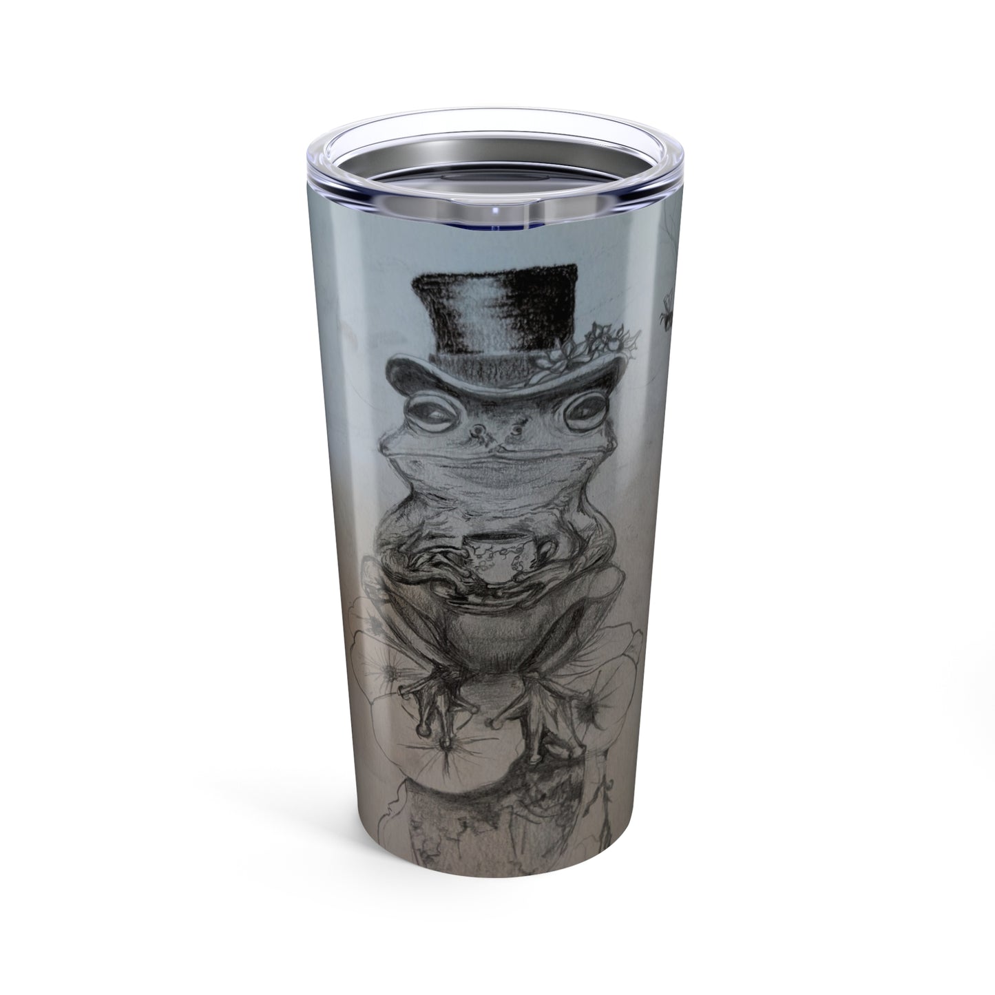 Whimsical Frog Tumbler | 20oz Travel Mug, Unique Gift for Nature Lovers, Eco-Friendly Drinkware, Birthday Present, Quirky Decor