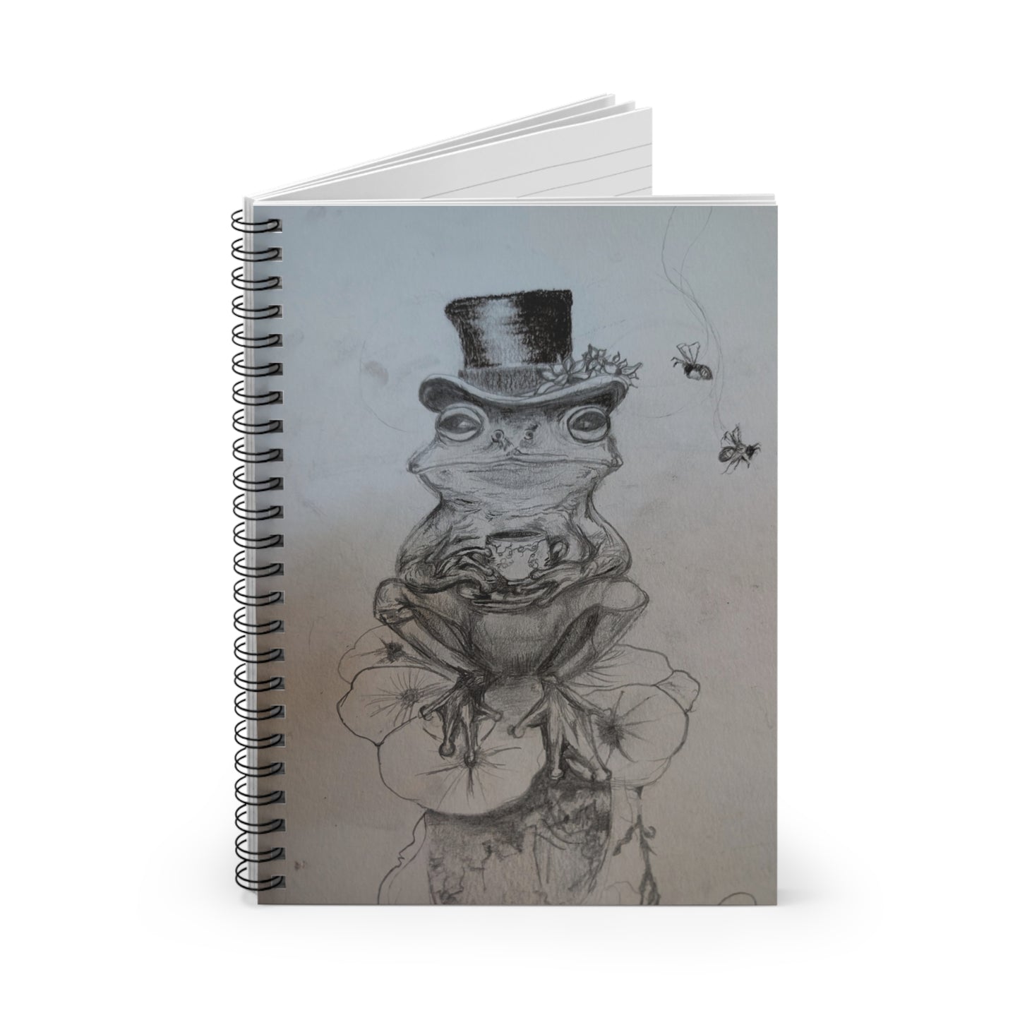 Elegant Frog Spiral Notebook - Ruled Line, Cute Frog Art Journal, Unique Gift for Nature Lovers, Creative Writing Notebook, Fun [...]