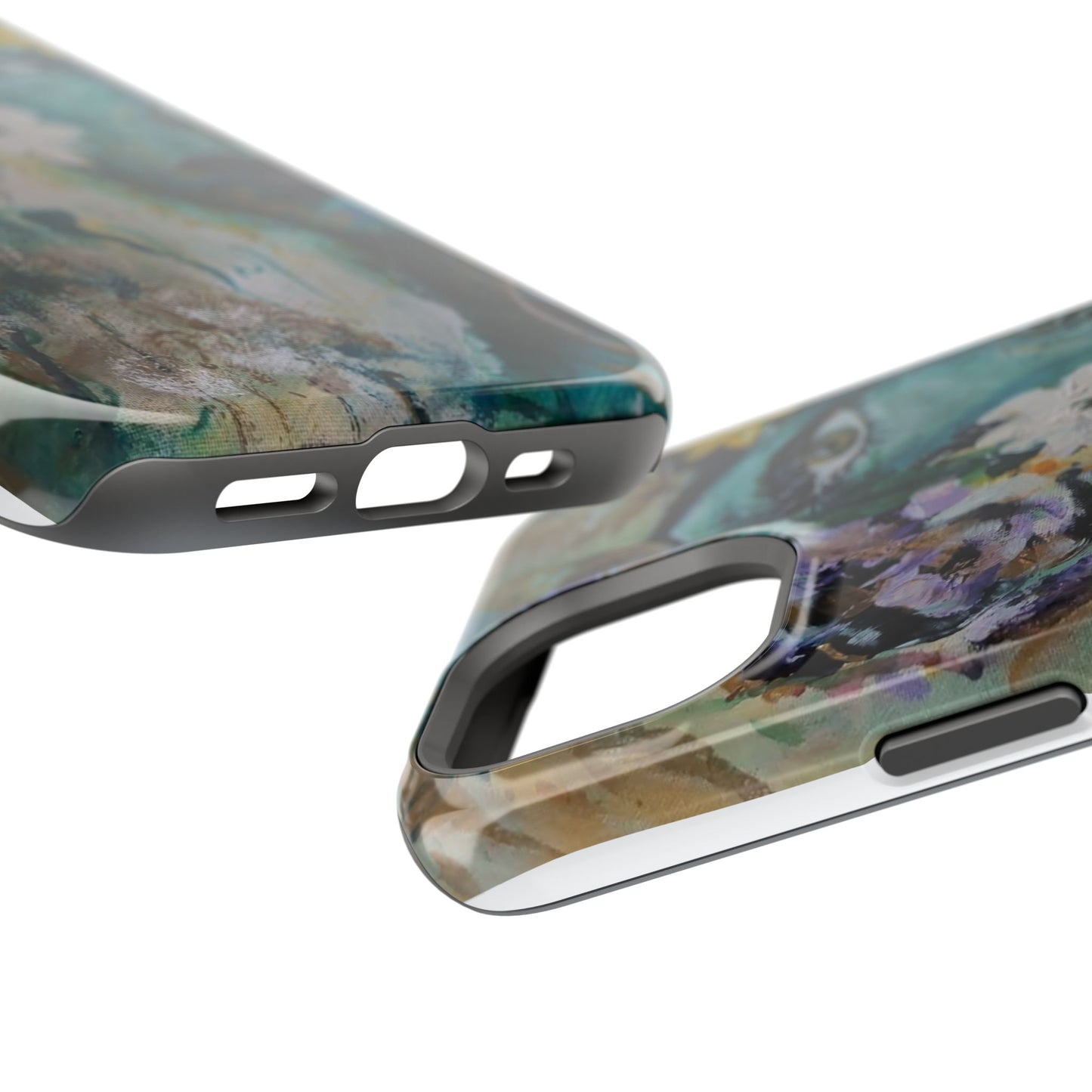 Artistic Magnetic Phone Case, Floral Phone Cover, Custom Tough Case, Unique Smartphone Protection, Gift for Art Lovers