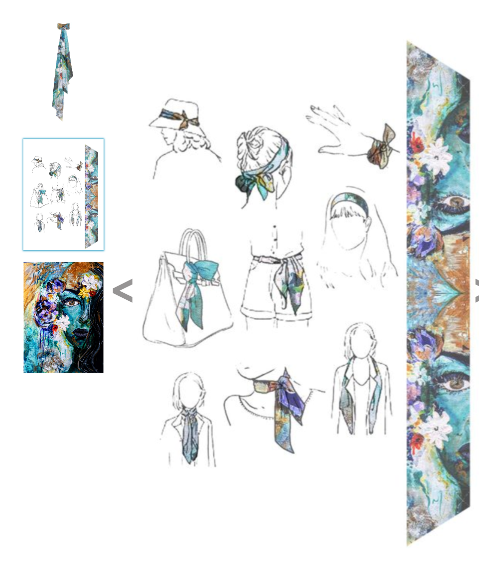 Wild Woman Rising scarf